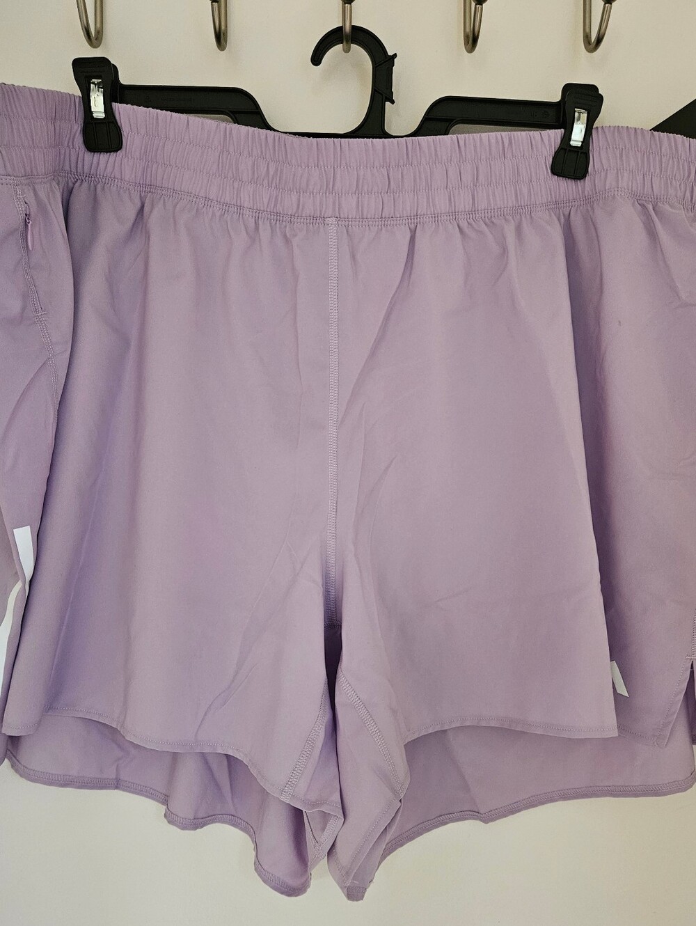 adidas Women's Plus Size 4X Own The Run Shorts Powder Plum Purple JX2237 NWT